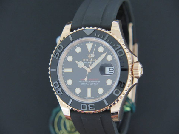 Rolex - Yacht-Master Everose Gold Oysterflex NEW  FULL STICKERS 