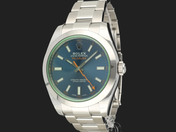 Rolex - Milgauss GV Z-Blue 116400GV NEW 