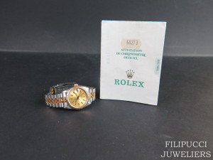 Rolex Datejust Midsize Champagne Dial 68273 