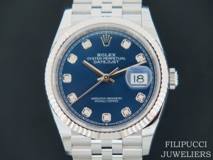 Rolex Datejust 126234 Blue Diamond Dial NEW MODEL  