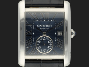 Cartier  Tank MC Large Blue Dial WSTA0010 / 3589