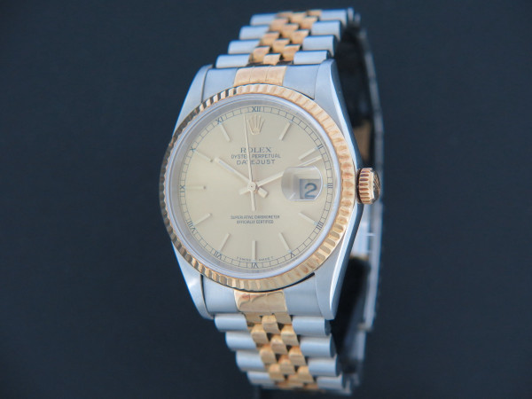 Rolex - Datejust Gold/Steel Champagne Dial 16233