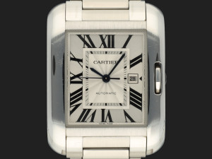 Cartier Tank Anglaise Medium Steel Silver Dial W5310009