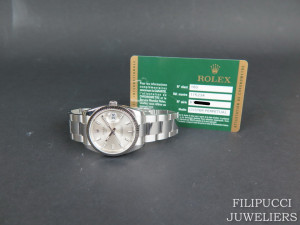 Rolex Date Silver Dial 115234