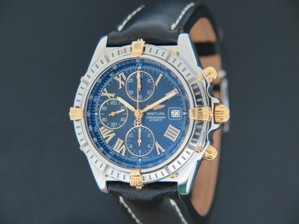 Breitling - Crosswind Chronograph Gold/Steel Black Dial B13055