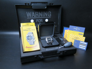 Breitling Emergency E76321 Black  Dial