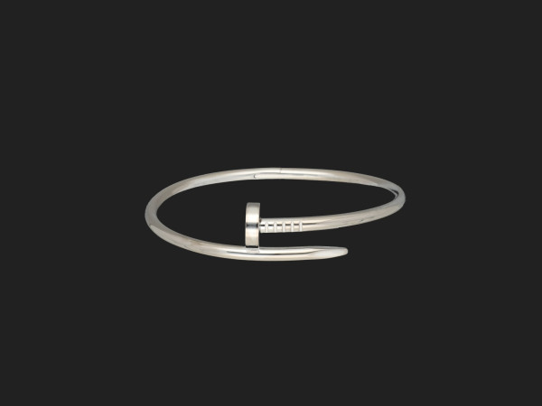 Cartier - Juste Un Clou Bracelet MM White Gold Size 17 CRB6048317
