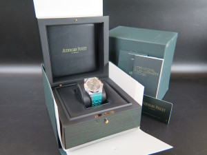 Audemars Piguet Royal Oak 15450ST.OO.1256ST.02 Rhodium Dial NEW (BTW)