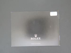 Rolex Datejust Booklet English