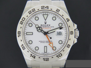 Rolex Explorer II White Dial 216570 NEW 