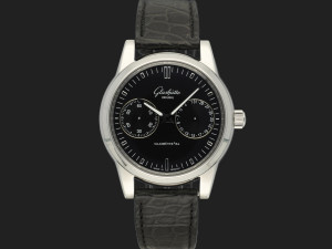 Glashutte Original Senator Hand Date Black Dial 13958010204 NEW