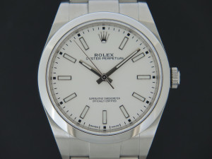 Rolex Oyster Perpetual 39 White Dial 114300