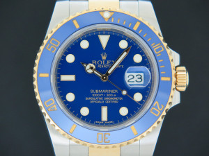 Rolex  Submariner Date Gold/Steel  Blue Dial 116613LB 