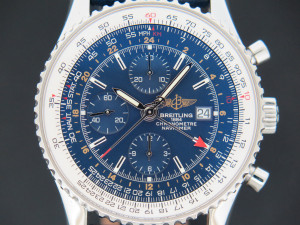 Breitling Navitimer World GMT Blue Dial A2432212