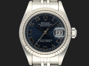 Rolex Lady Datejust Blue Roman Dial 79174 