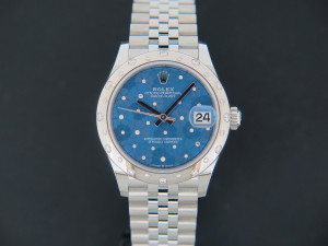 Rolex Datejust 31 Azzurro Floral Diamond Dial 278344RBR NEW