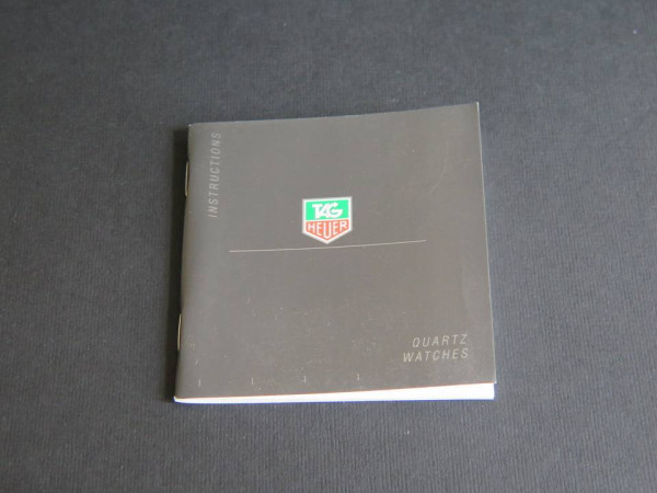 Tag Heuer - Instructions Quartz Watches Booklet