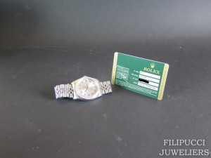 Rolex Datejust Silver Dial and Diamond Bezel 116244  