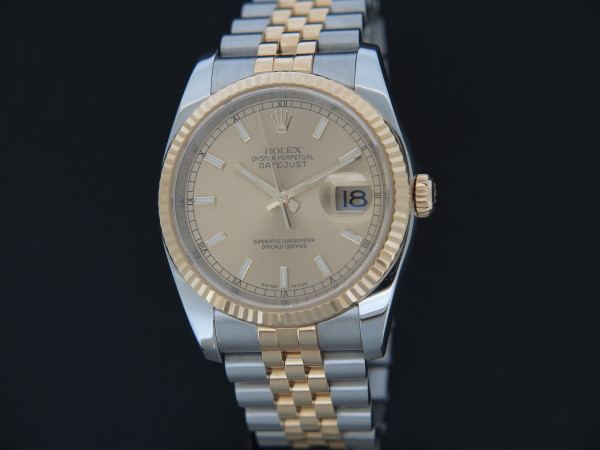 Rolex - Datejust Gold/Steel Champagne Dial 116233