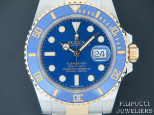 Rolex  Submariner Date Gold/Steel  Blue Dial 116613LB   