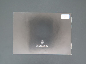 Rolex Oyster Booklet English