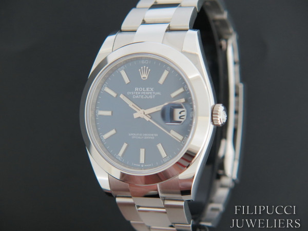 Rolex - Datejust 41 Blue Dial  126300 NEW 