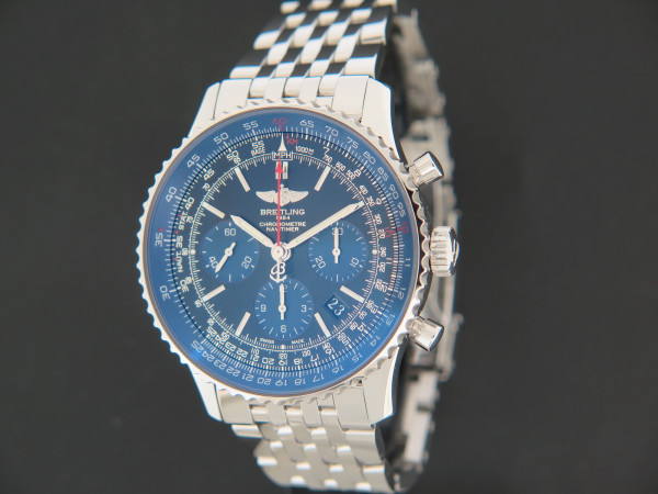 Breitling - Navitimer 01 Blue Edition Chronograph Black Dial AB012116