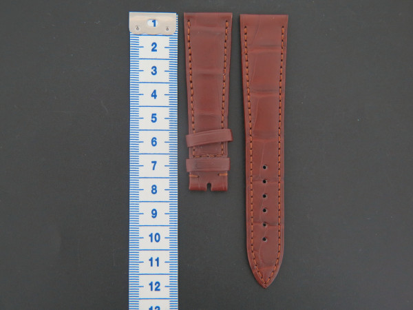 Breguet - Alligator Leather Strap Chestnut Brown 20mm NEW
