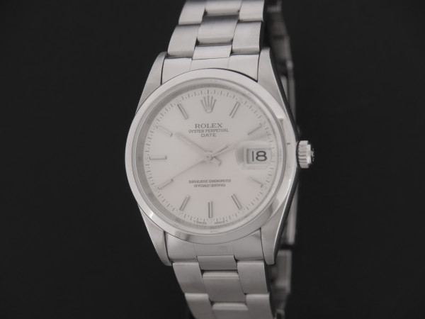 Rolex - Date Silver Dial 15200