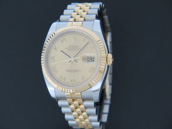 Rolex - Datejust Gold/Steel Champagne Dial 116233