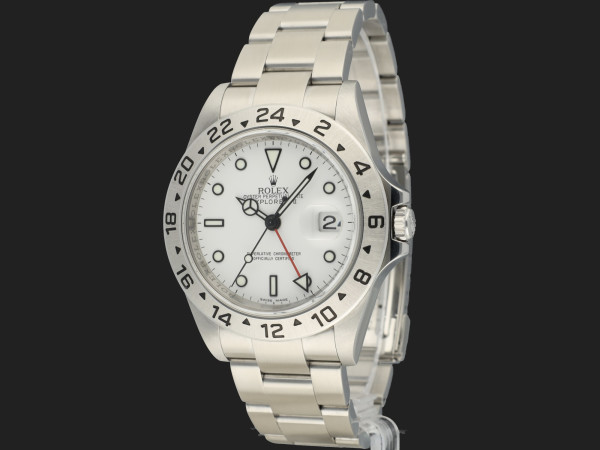 Rolex - Explorer II 16570 White Dial Rehaut Cal. 3186