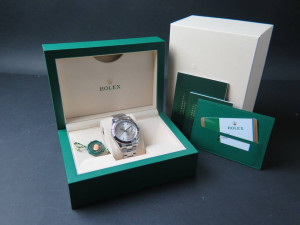 Rolex Datejust II Silver Diamond Dial 116334 NEW