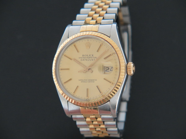 Rolex - Datejust 16013  Champagne Dial FULL SET