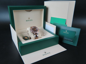 Rolex Yacht-Master Everosegold/Steel Chocolate Dial 126621 NEW