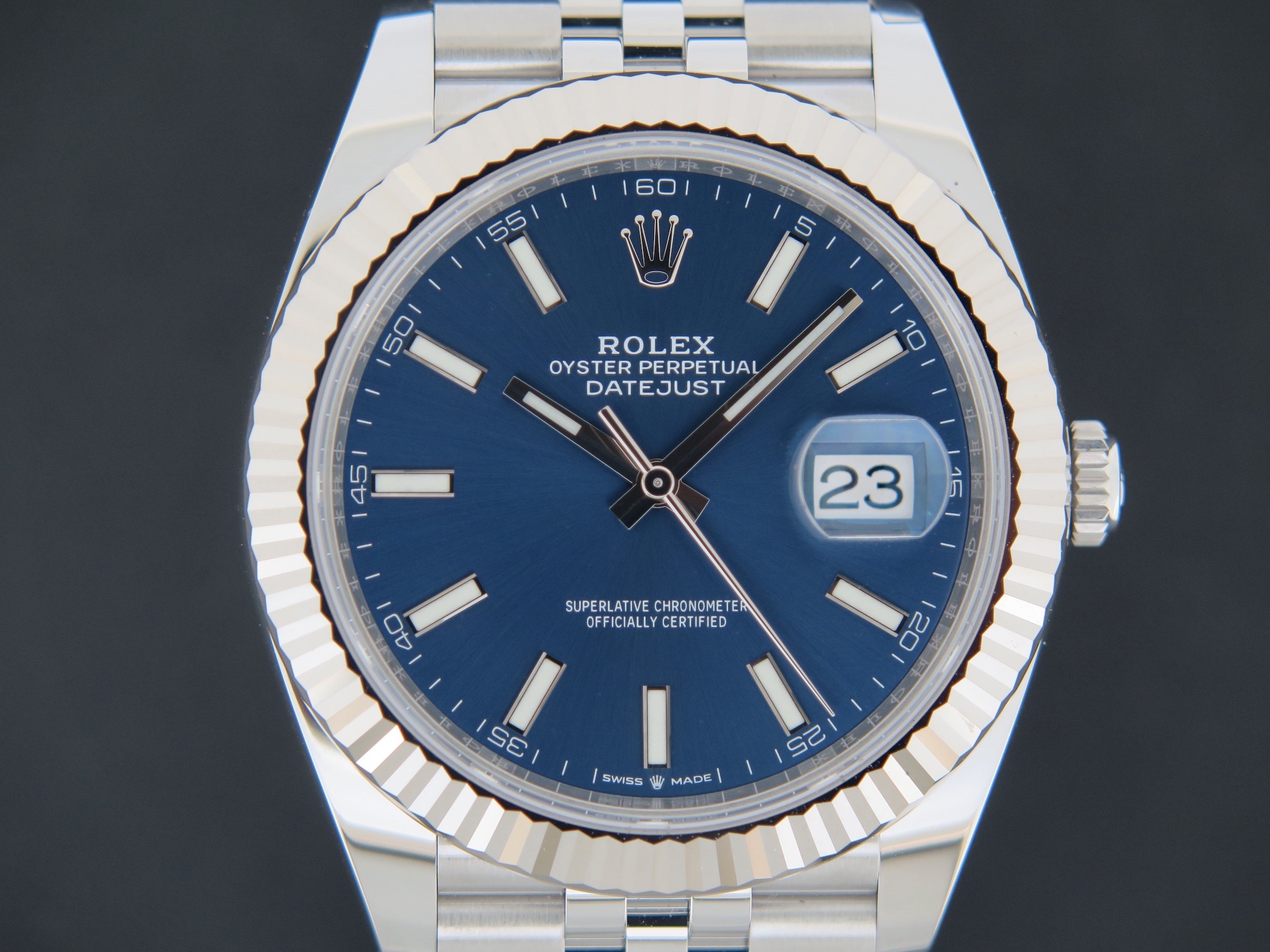 Rolex Datejust 41 Blue Dial 126334 NEW Watches Filipucci Juweliers