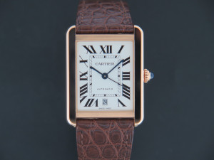 Cartier Tank Solo XL Automatic Rose Gold W5200026 NEW