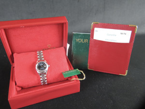 Rolex Lady Datejust Blue Roman Dial 79174 