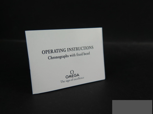 Omega - Operating Instructions Manual 