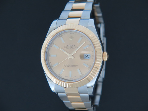 Rolex - Datejust II Gold/Steel Champagne Dial 116333