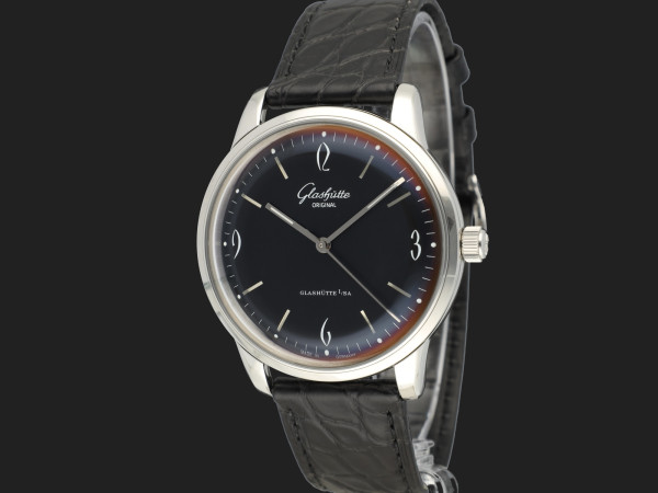 Glashutte Original - Senator Sixties Black Dial 3952040204 NEW