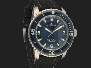 Blancpain Fifty Fathoms Automatique Titanium Blue Dial 45MM  5015-12B40-O52A