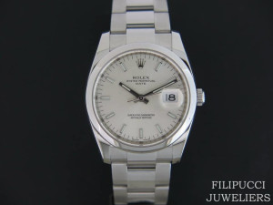 Rolex Date Silver Dial 115200   