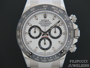 Rolex Daytona 116500LN NEW White Dial  Partly Stickers 