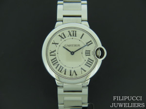 Cartier Ballon Bleu Steel 36MM W69011Z4