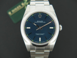 Rolex Oyster Perpetual Blue NEW 114300