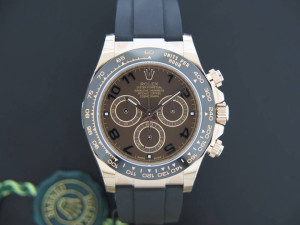 Rolex Oyster Perpetual Cosmograph Daytona Everose Rubber Strap NEW MODEL