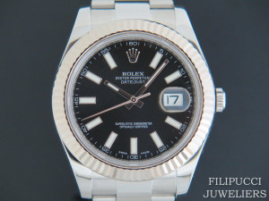 Rolex Datejust II Black  Dial 116334    