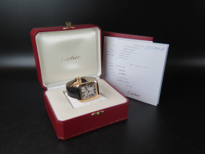 Cartier Tank Anglaise XL Automatic Yellow Gold W5310032 / 3505