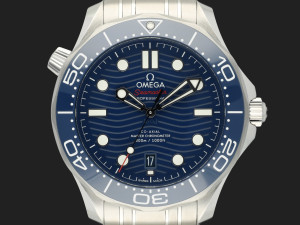 Omega Seamaster Diver 300M Co-Axial Master Chronometer Blue Dial 21030422003001 NEW