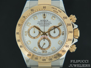 Rolex Daytona White Diamond Dial 116523